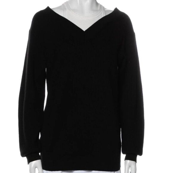 ALEXANDER WANG Merino Wool V-Neck Sweater sz XS - Picture 1 of 3